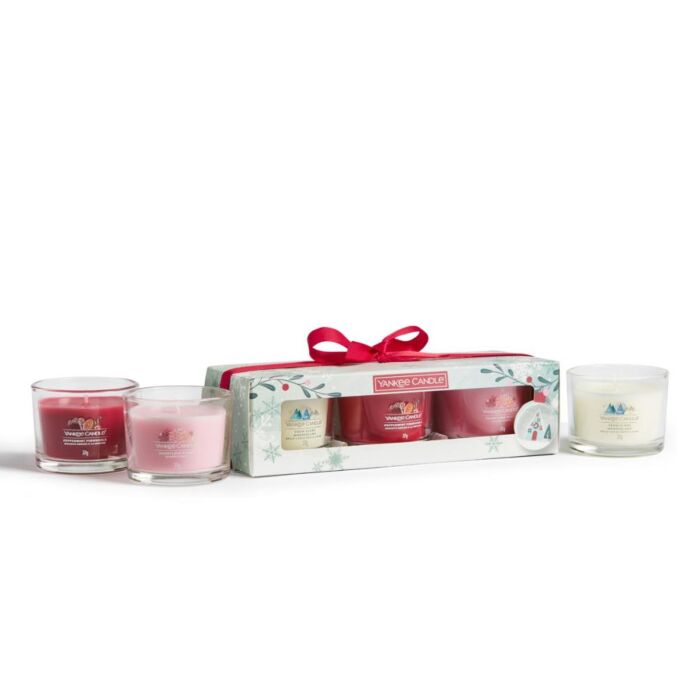 Yankee Candle - Snow Globe Wonderland 3 Filled Votive Gift Set